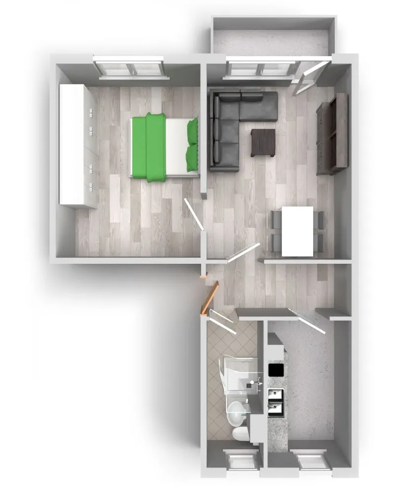 2 Zimmer Wohnung mit 50 m² in Halle (Saale) – Bild 7