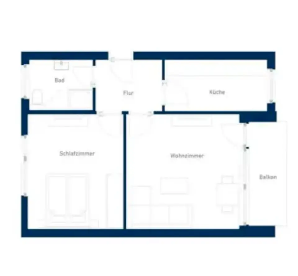 2 Zimmer Wohnung mit 53 m² in Stade – Bild 5