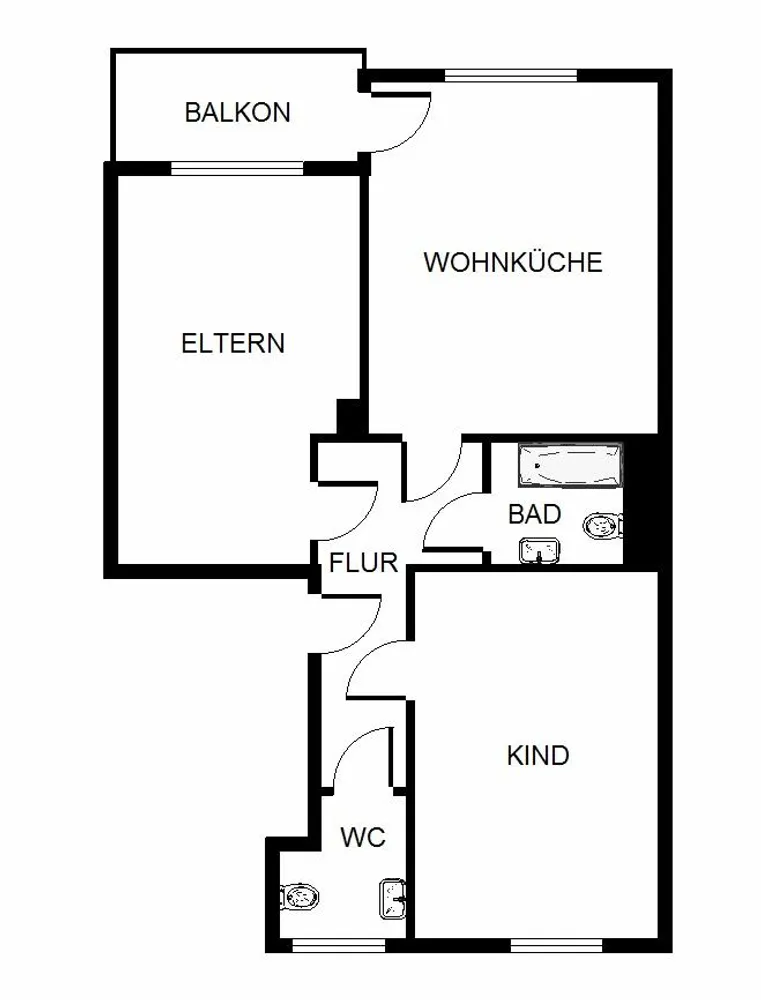 2 Zimmer Wohnung mit 65 m² in Leipzig – Bild 2