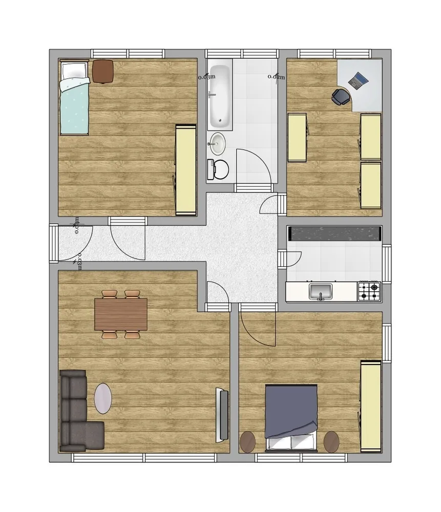 3 Zimmer Wohnung mit 72 m² in Aachen – Bild 2