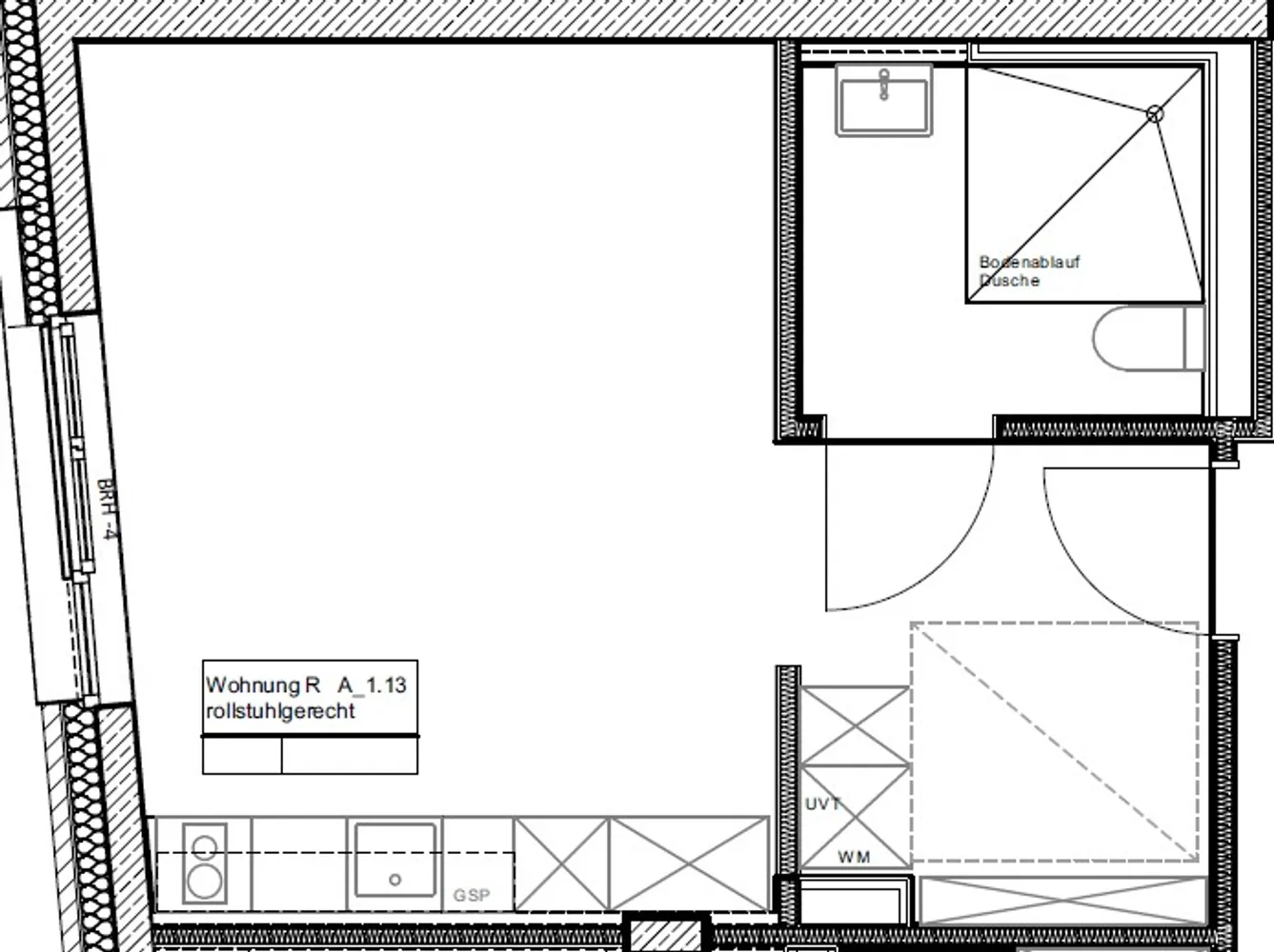 1 room apartment with 37 m² in Oldenburg – Photo 6