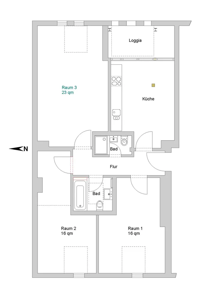 Shared room with 23 m² in Berlin – Photo 4
