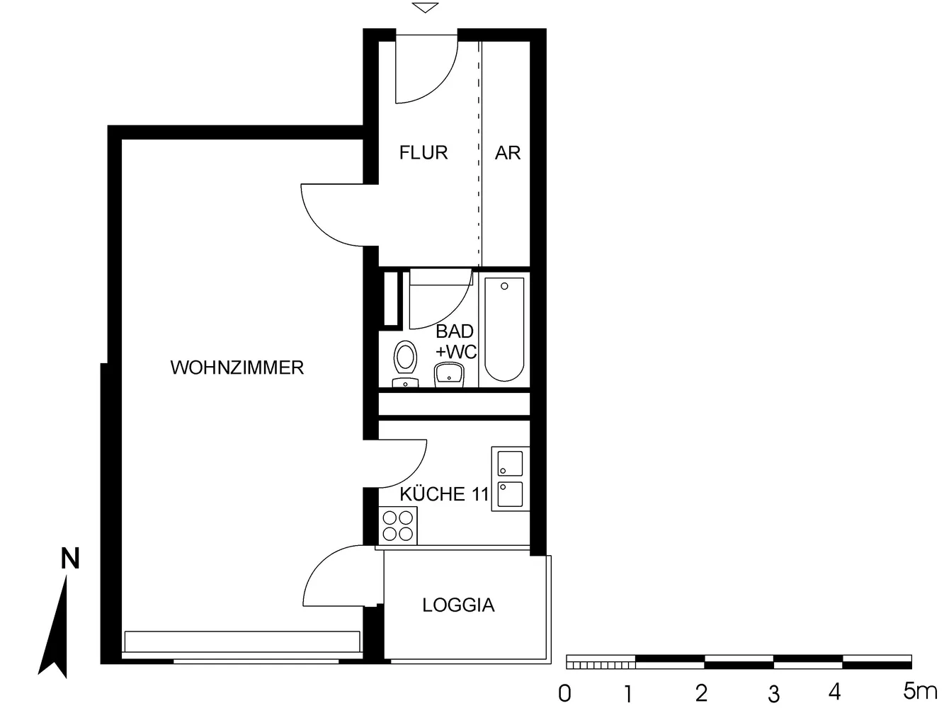 1 Zimmer Wohnung mit 42 m² in Berlin – Bild 9