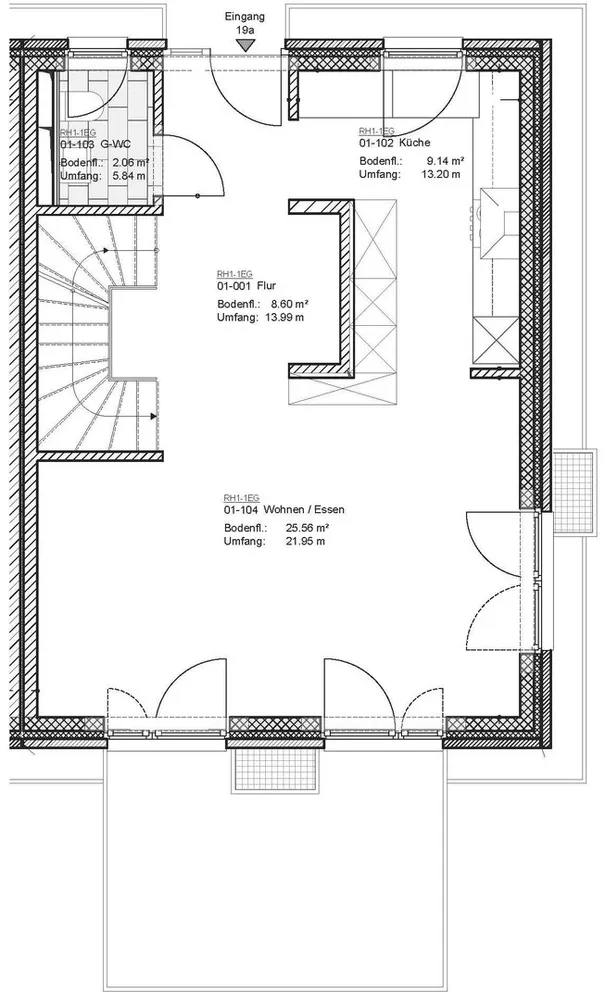 6 Zimmer Haus mit 135 m² in Hamburg – Bild 2