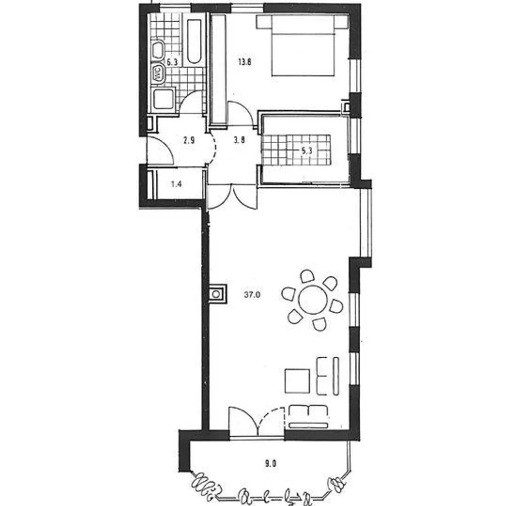 2 Zimmer Wohnung mit 75 m² in München – Bild 9