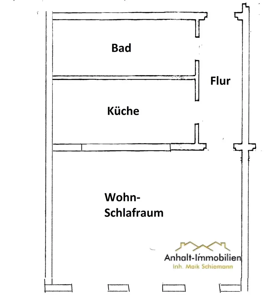 Studio mit 41 m² in Bitterfeld-Wolfen – Bild 9