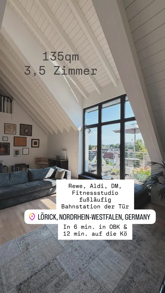 4 Zimmer Wohnung mit 133 m² in Düsseldorf – Bild 1