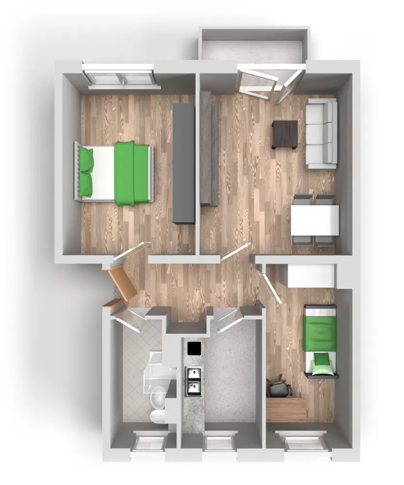 3 Zimmer Wohnung mit 60 m² in Halle (Saale) – Bild 10