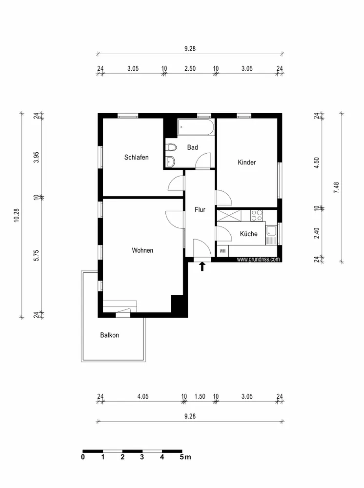 3 room apartment with 73 m² in Erfurt – Photo 2