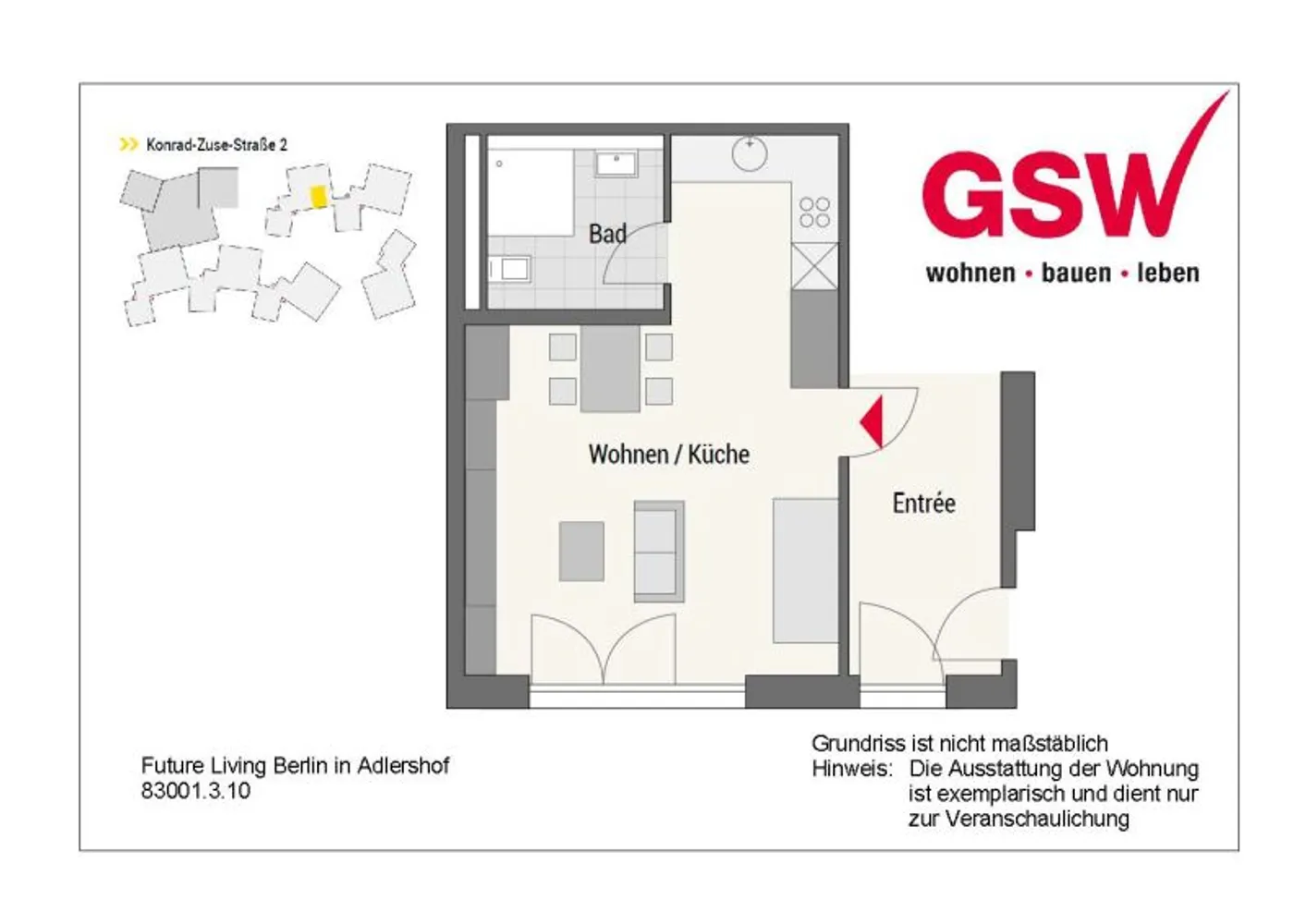 1 Zimmer Wohnung mit 41 m² in Berlin – Bild 5