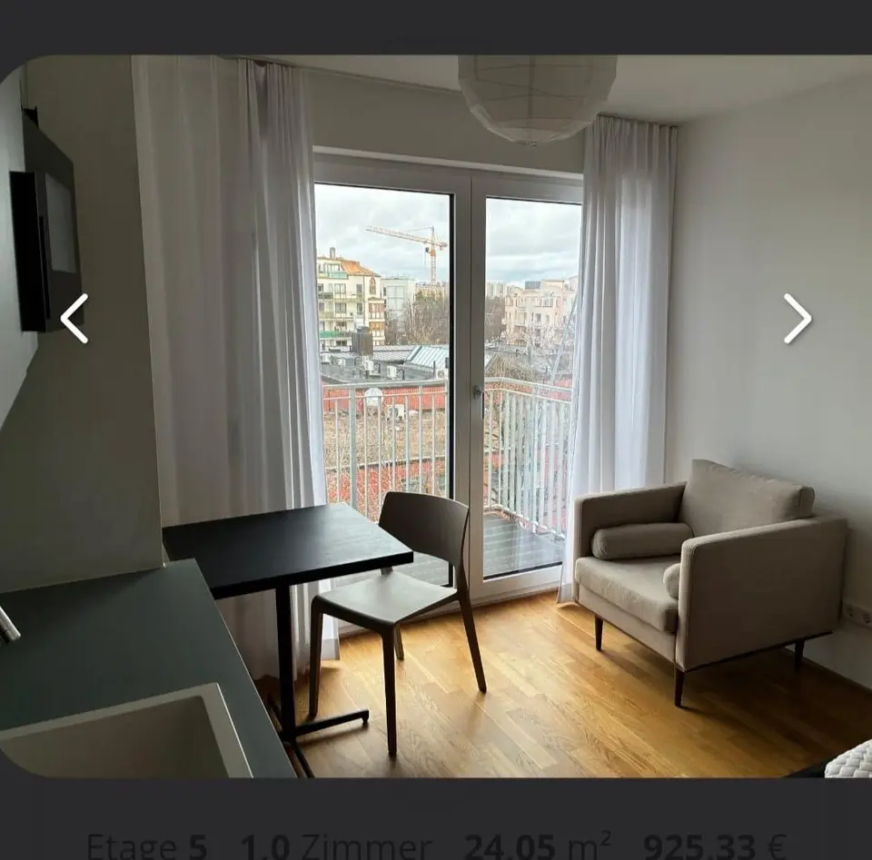 2 Zimmer Wohnung mit 24 m² in München – Bild 1
