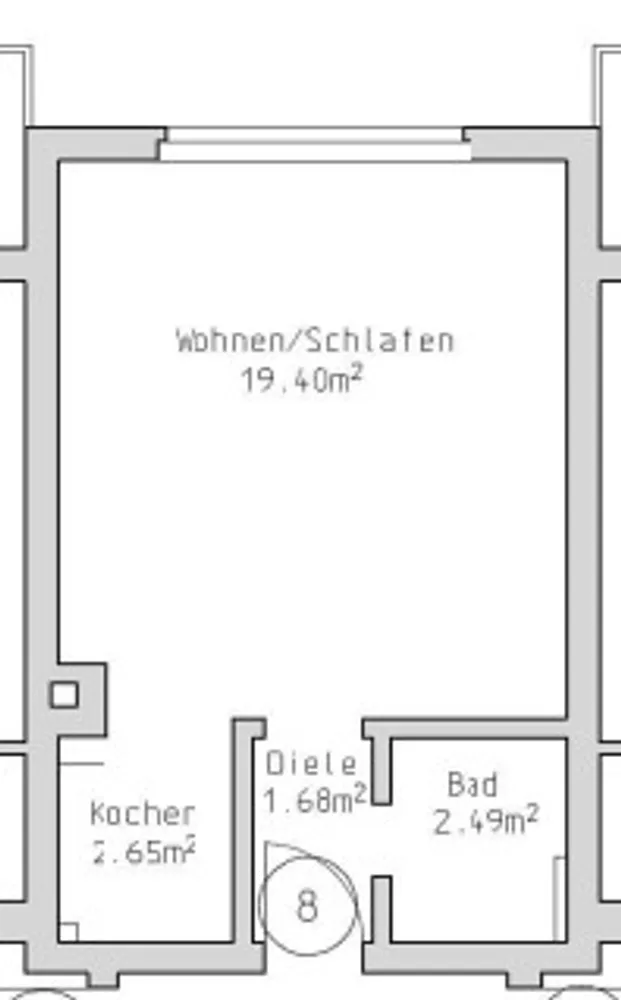 1 Zimmer Wohnung mit 27 m² in Bochum – Bild 4