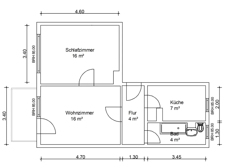 2 Zimmer Wohnung mit 48 m² in Zwickau – Bild 10