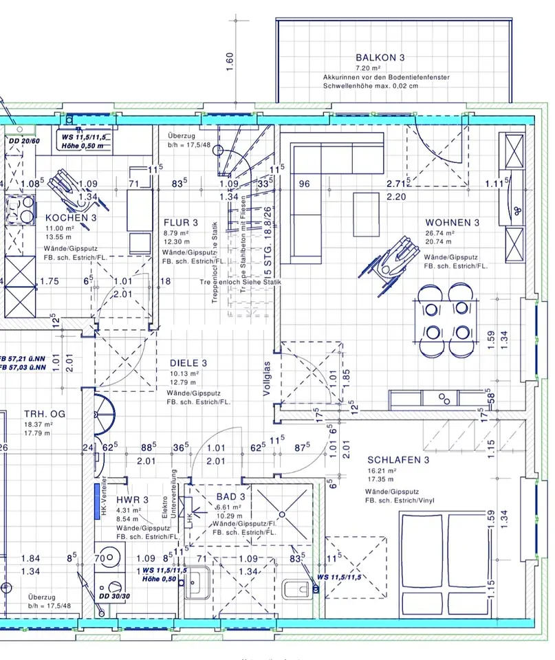 4 Zimmer Wohnung mit 120 m² in Emsdetten – Bild 2