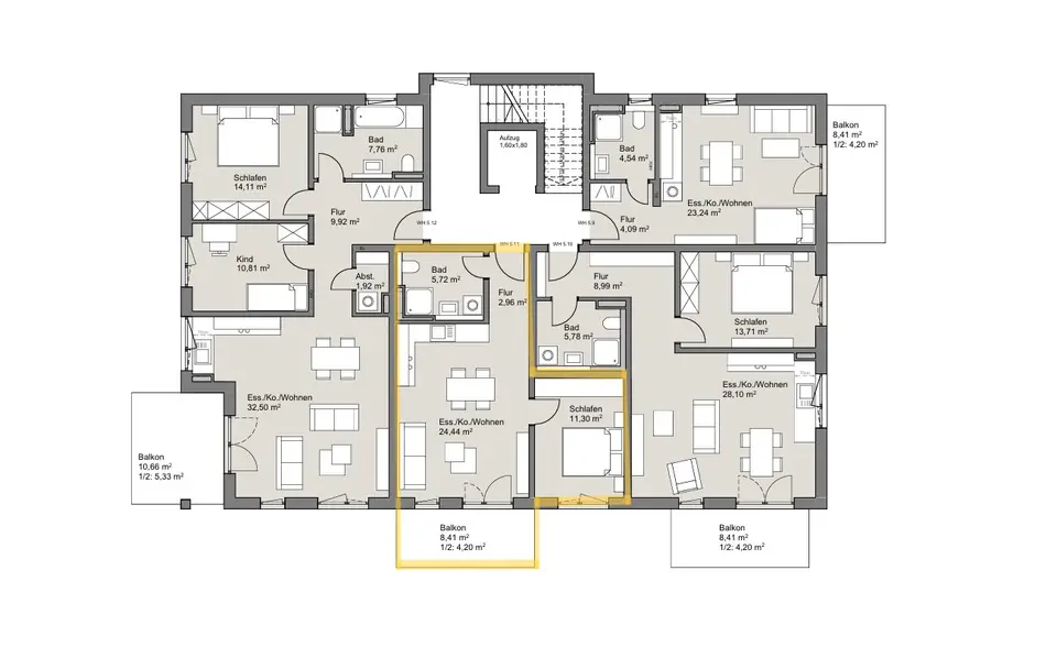 2 Zimmer Wohnung mit 49 m² in Nördlingen – Bild 6