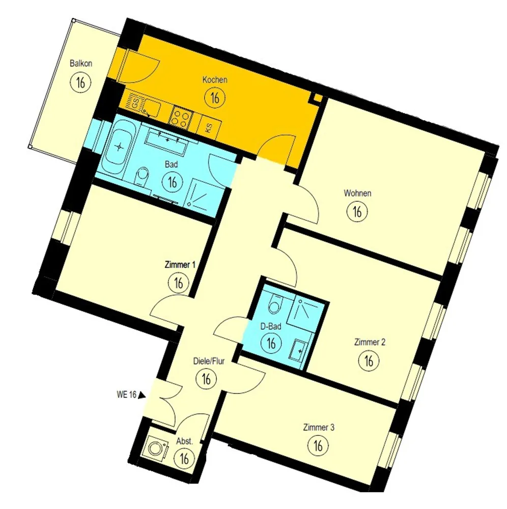 4 Zimmer Wohnung mit 99 m² in Leipzig – Bild 11