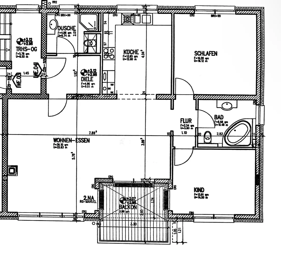 3 Zimmer Wohnung mit 103 m² in Frankfurt am Main – Bild 12
