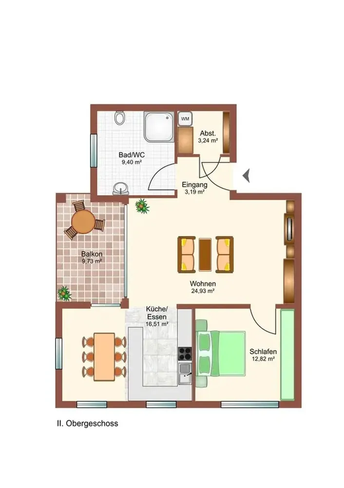 2 room apartment with 75 m² in Weil am Rhein – Photo 8