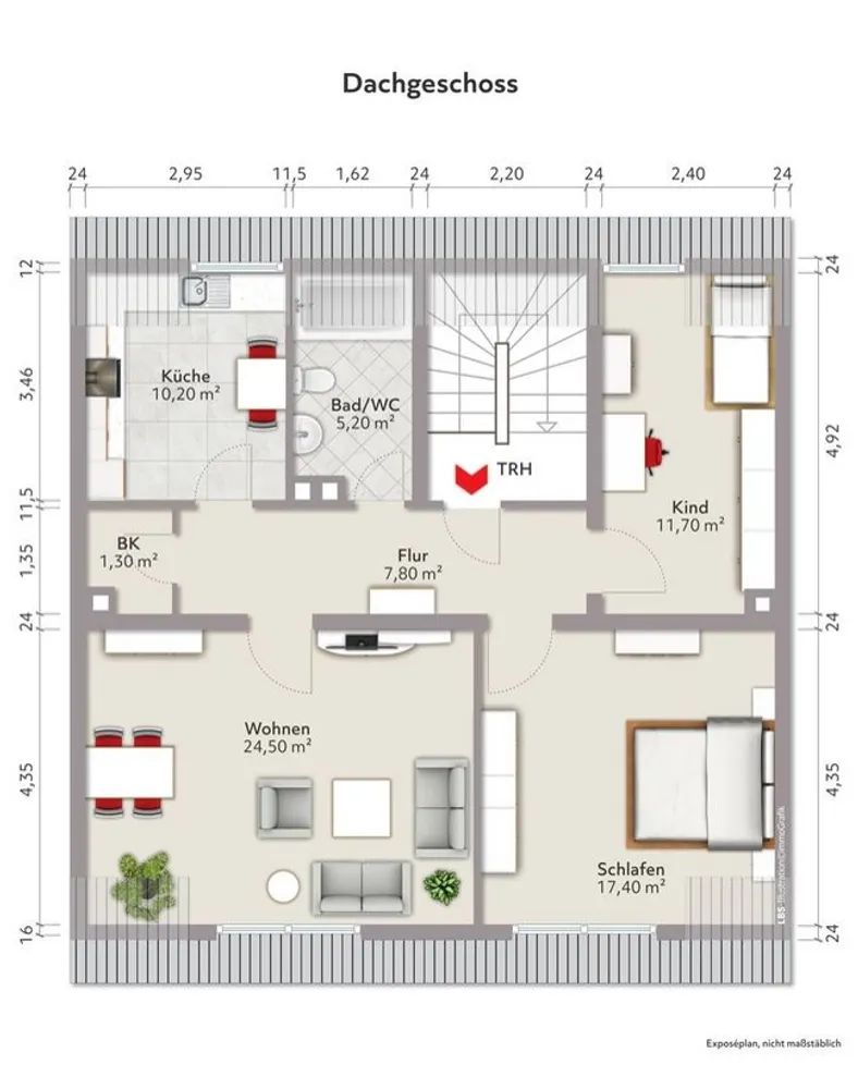 3 room apartment with 70 m² in Mannheim – Photo 9