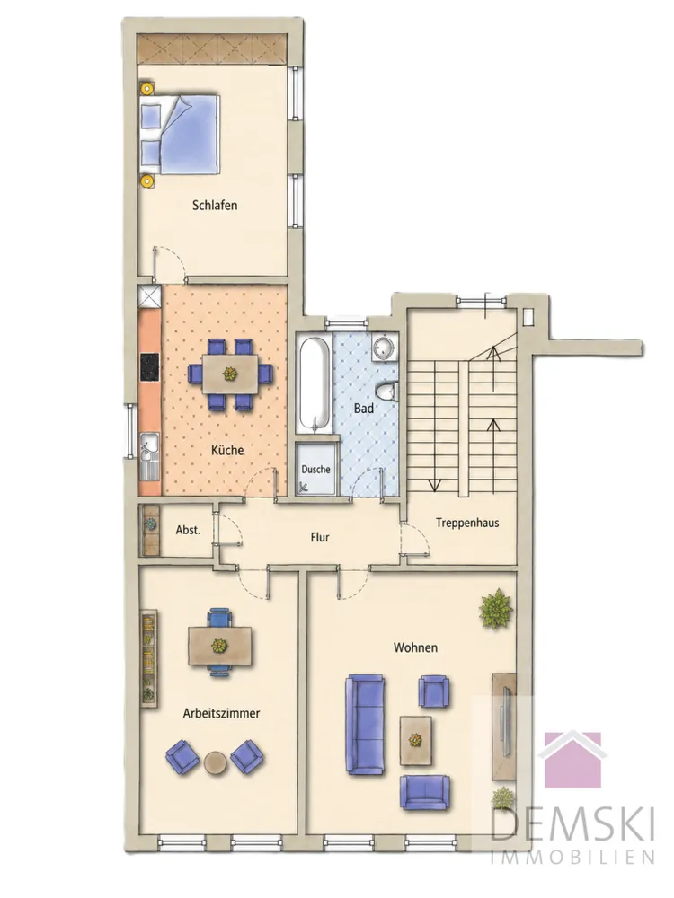 3 Zimmer Wohnung mit 84 m² in Düsseldorf – Bild 5