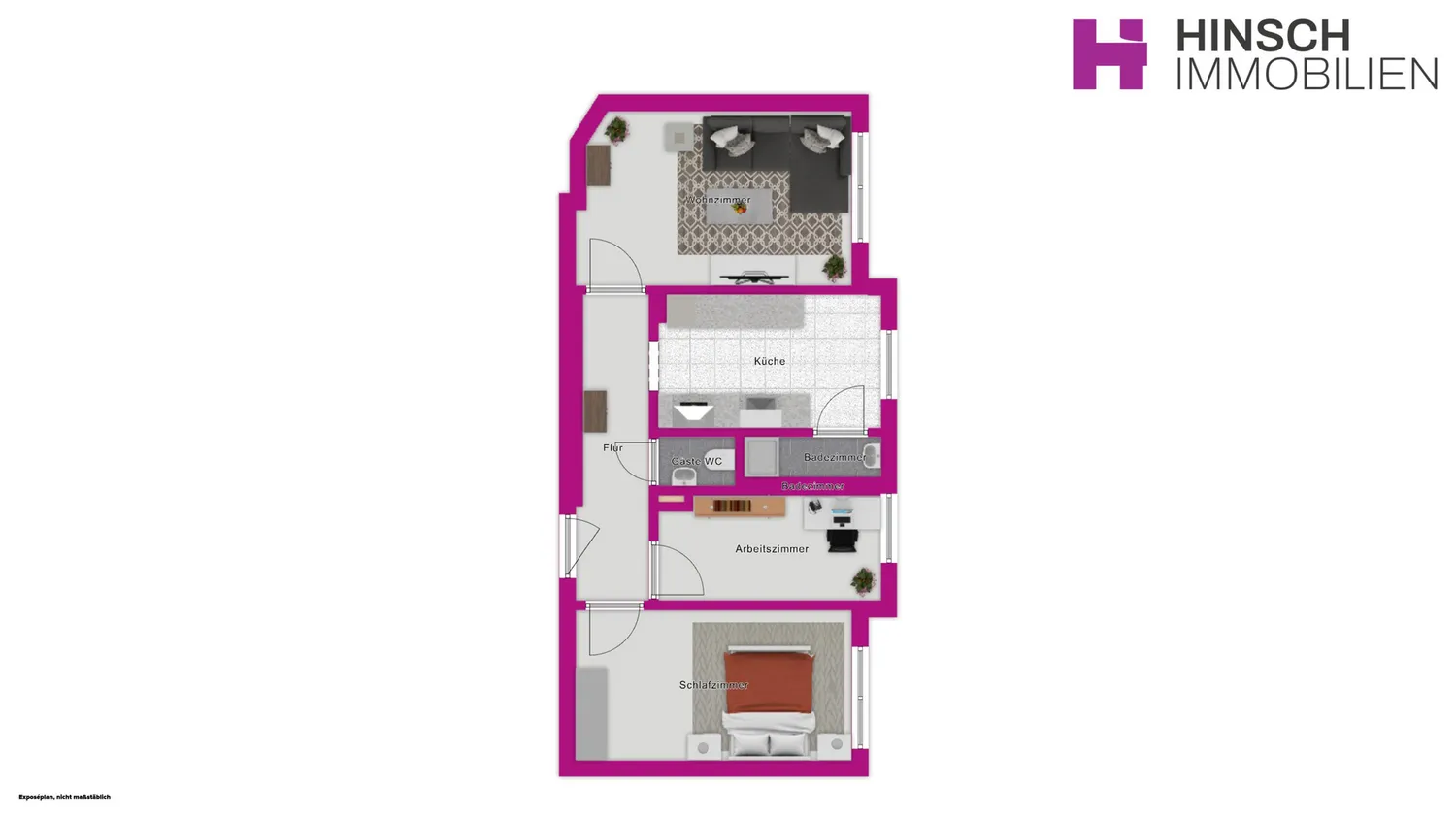 3 Zimmer Wohnung mit 59 m² in Hamburg – Bild 6