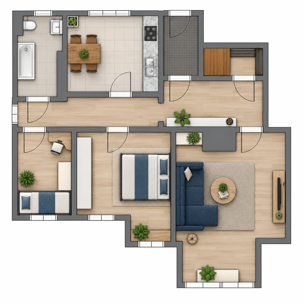 3 room apartment with 95 m² in Magdeburg – Photo 7