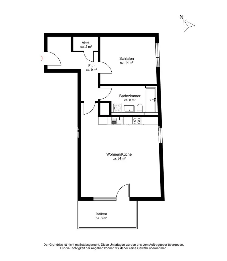 2 Zimmer Wohnung mit 72 m² in Hamburg – Bild 8