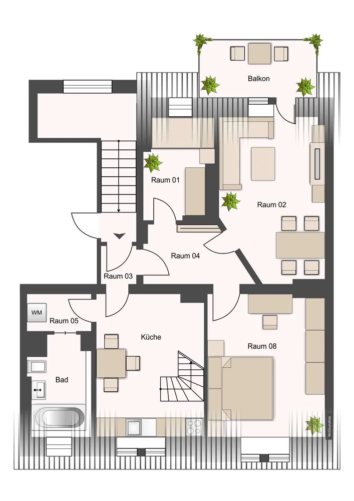 4 Zimmer Wohnung mit 91 m² in Dresden – Bild 11