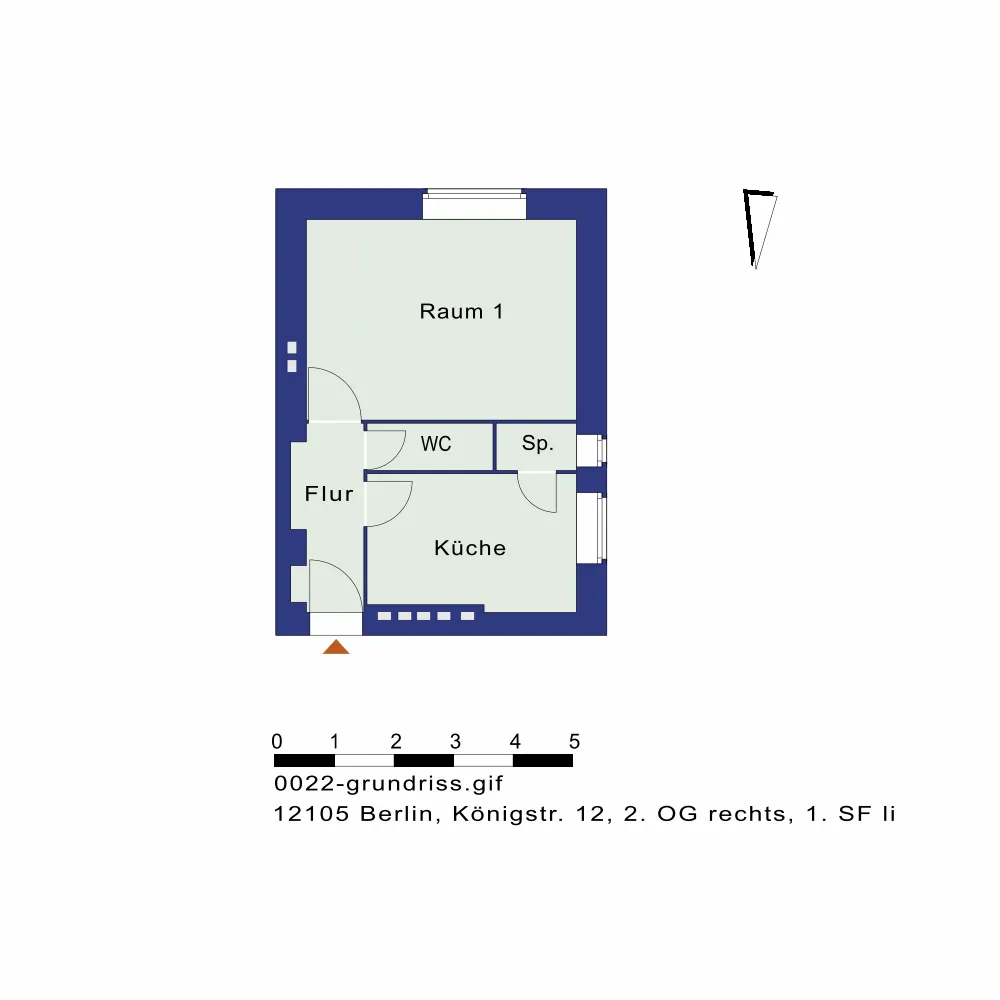 1 Zimmer Wohnung mit 36 m² in Berlin – Bild 7