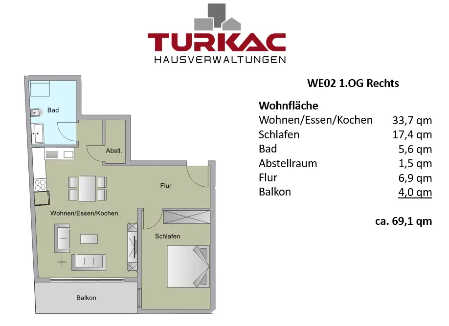 3 Zimmer Wohnung mit 81 m² in Oberursel – Bild 8