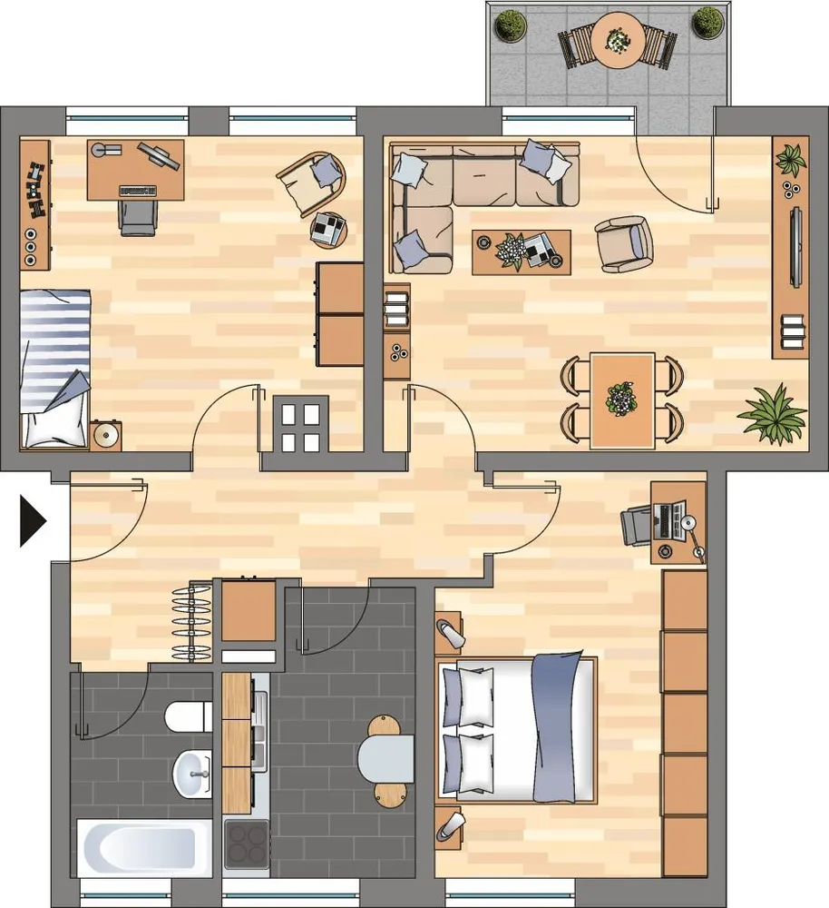 3 Zimmer Wohnung mit 73 m² in Kiel – Bild 4