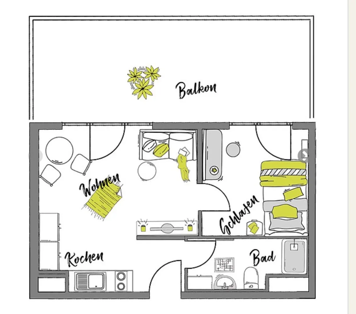 2 Zimmer Wohnung mit 41 m² in Heilbronn – Bild 9