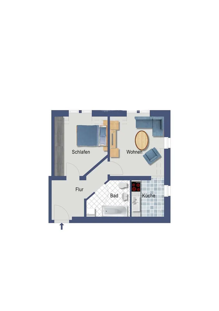 2 Zimmer Wohnung mit 48 m² in Dresden – Bild 9