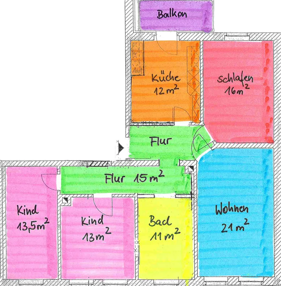 4 room apartment with 102 m² in Limbach-Oberfrohna – Photo 7