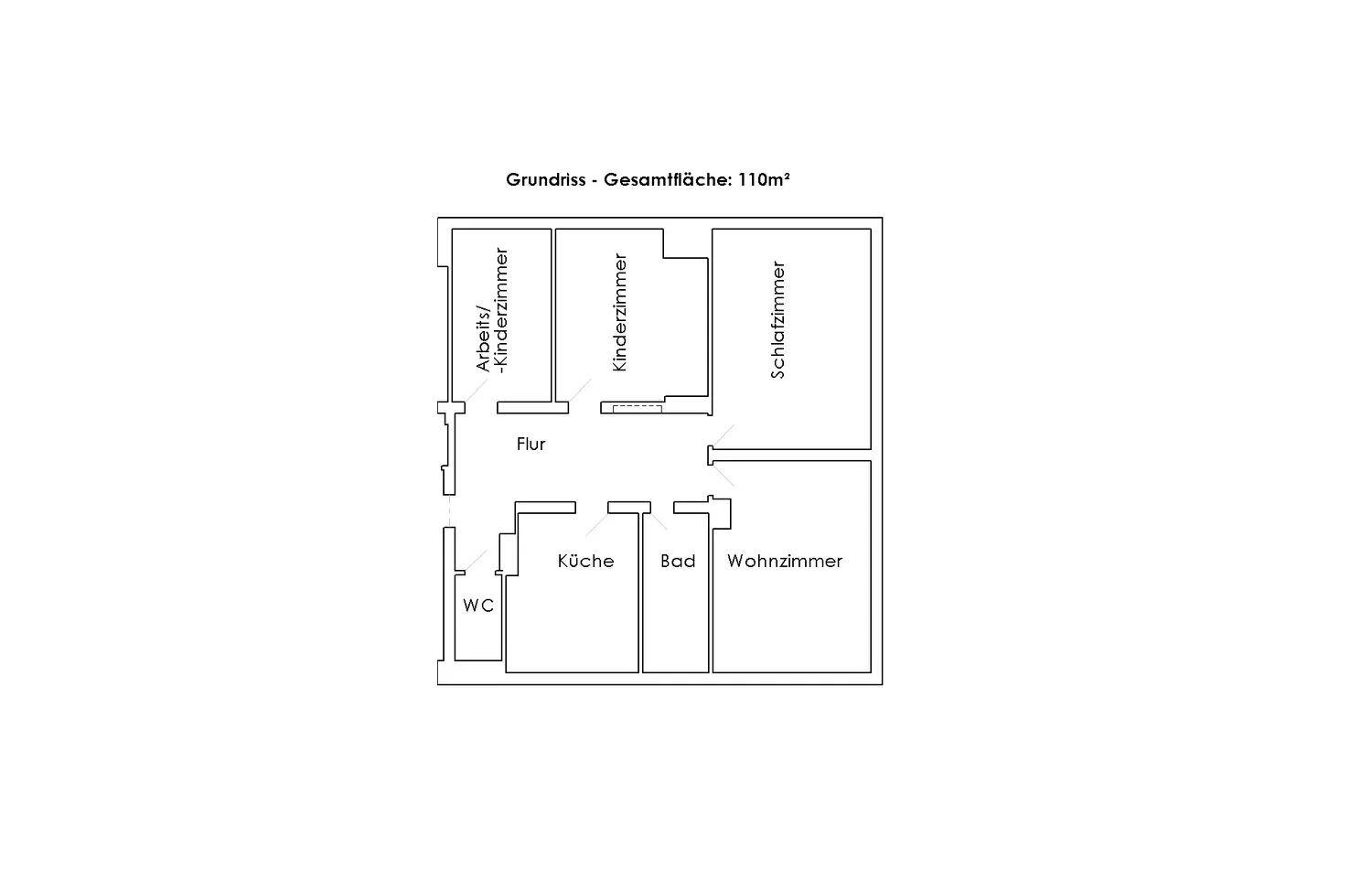 4 Zimmer Wohnung mit 110 m² in Wuppertal – Bild 4