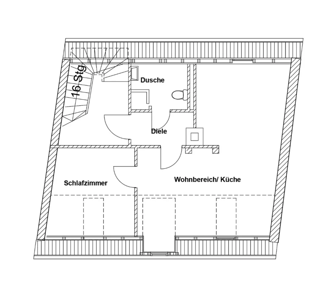 2 Zimmer Wohnung mit 45 m² in Nürnberg – Bild 2