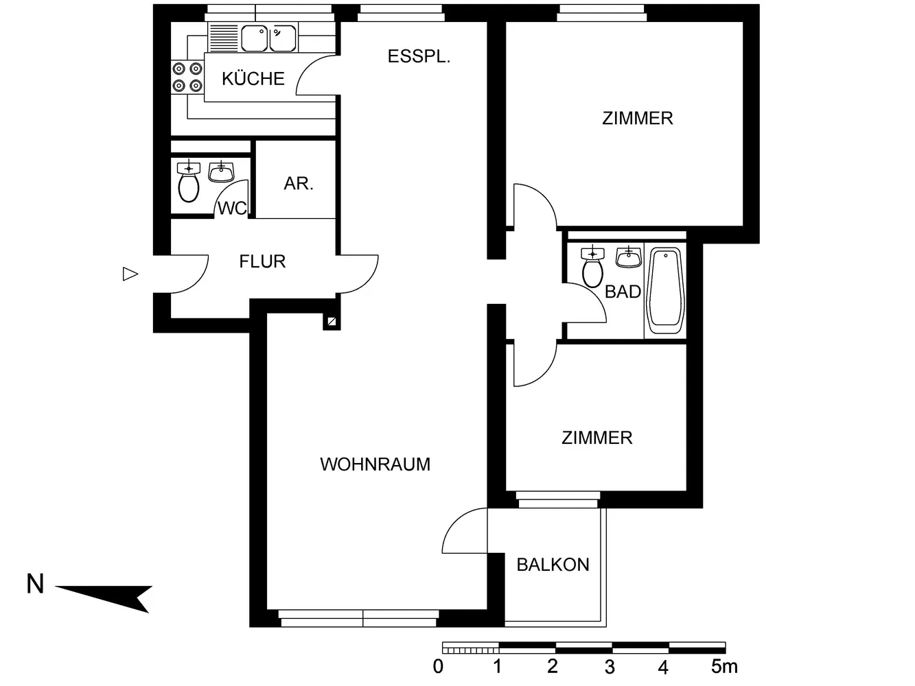 3 Zimmer Wohnung mit 78 m² in Berlin – Bild 4