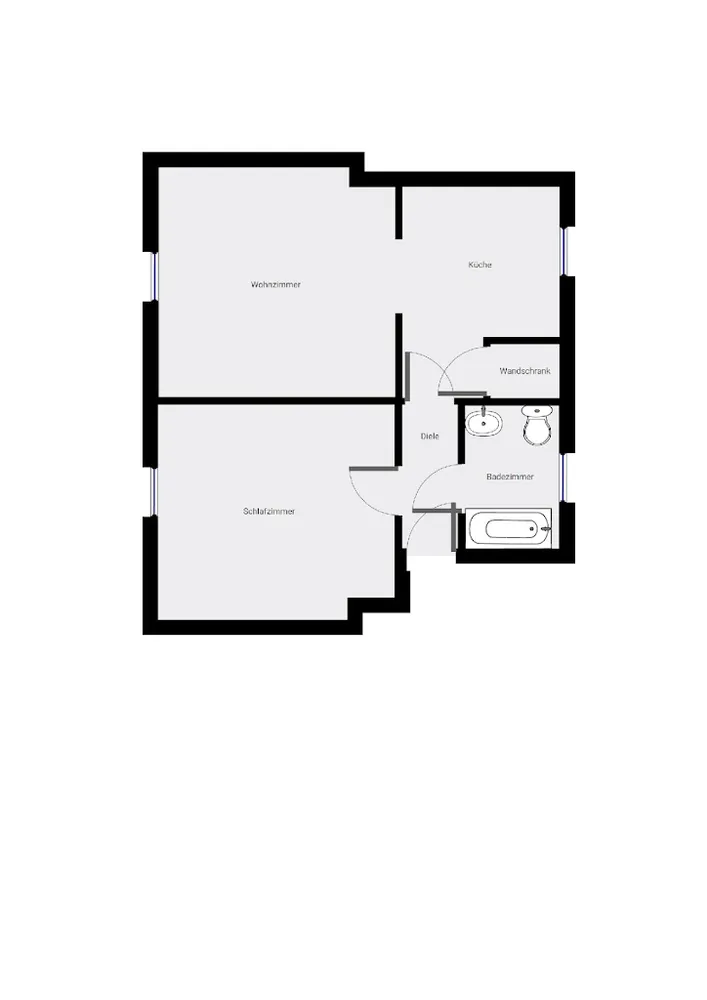 2 Zimmer Wohnung mit 45 m² in Gelsenkirchen – Bild 8