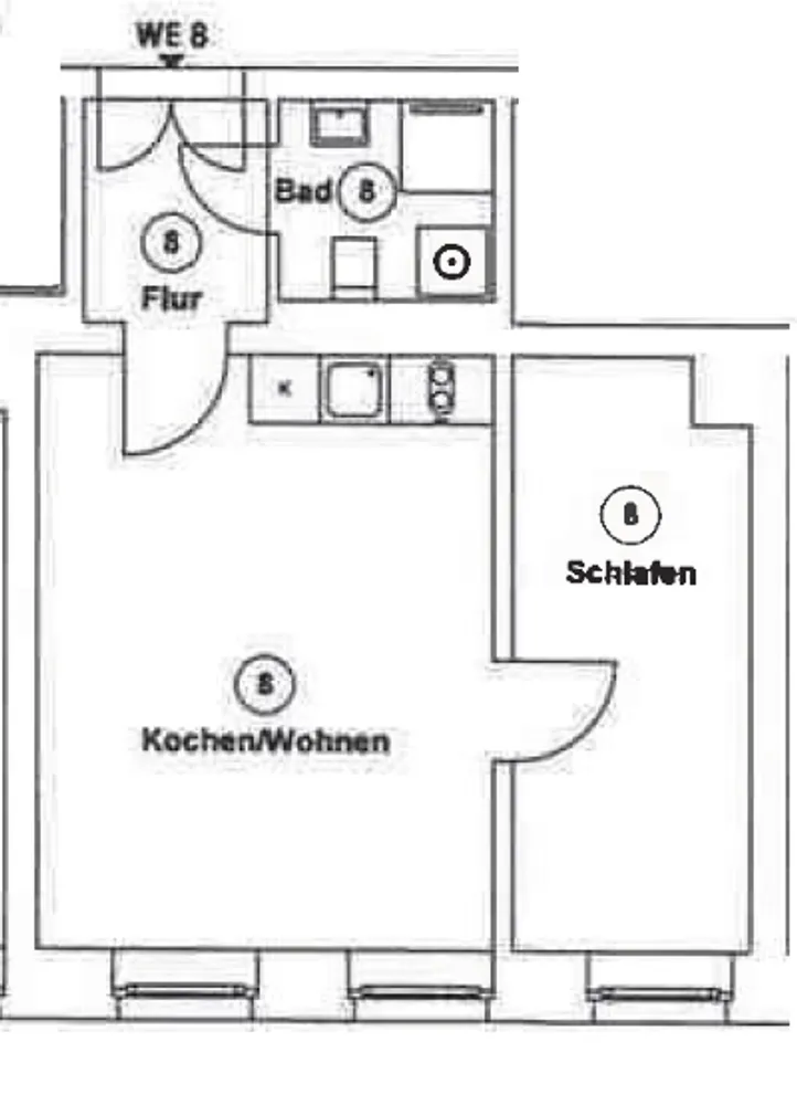 2 Zimmer Wohnung mit 37 m² in Leipzig – Bild 4