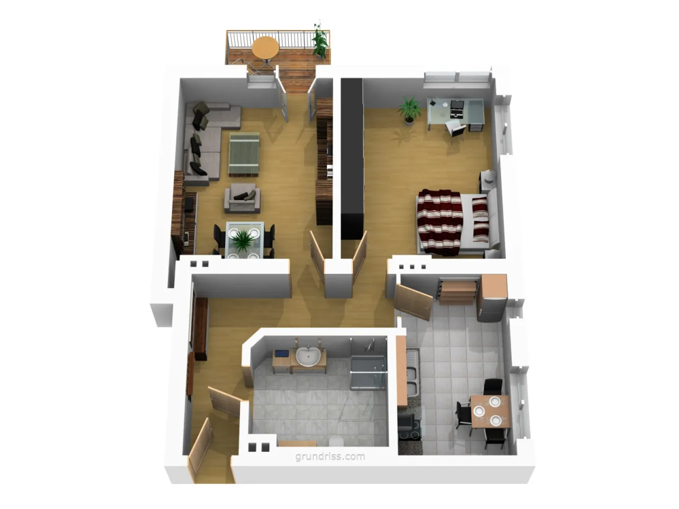 2 room apartment with 72 m² in Magdeburg – Photo 2