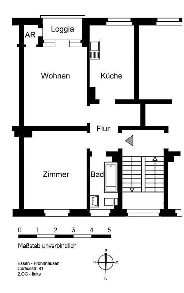 3 Zimmer Wohnung mit 51 m² in Essen – Bild 5