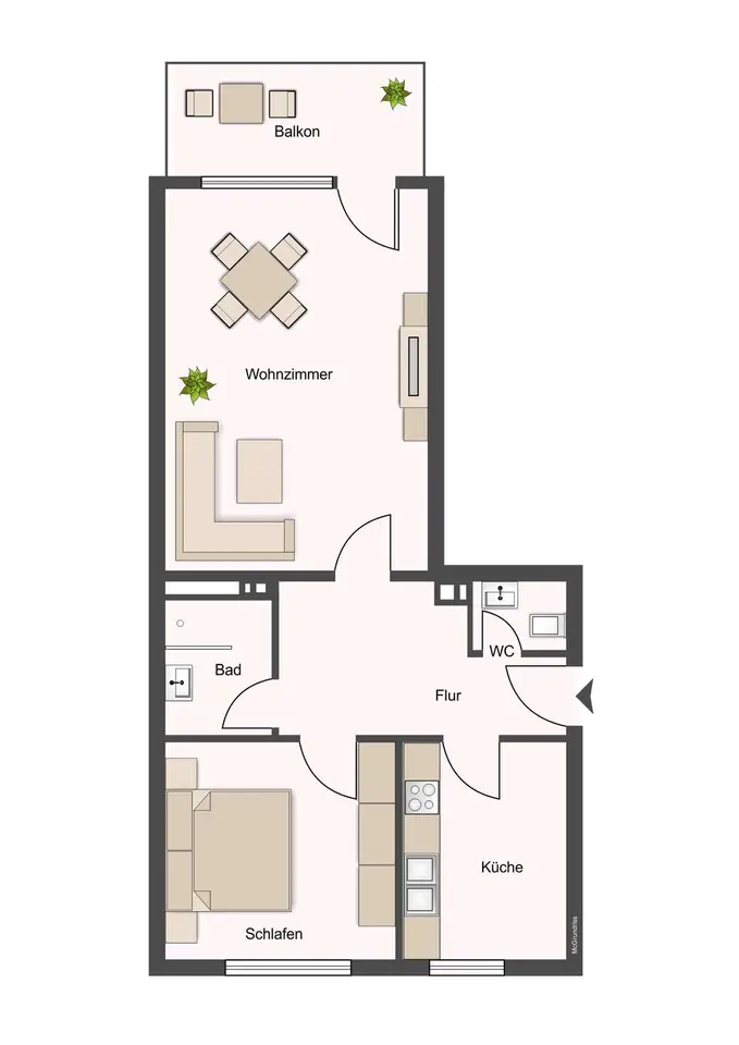 2 Zimmer Wohnung mit 65 m² in Bayreuth – Bild 8