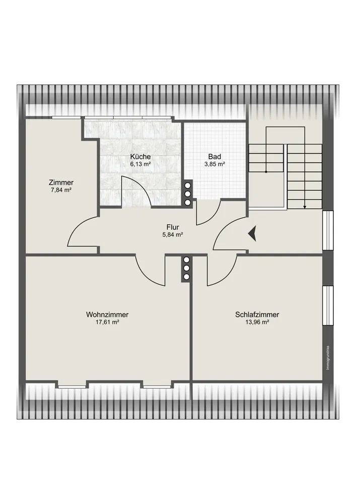 3 room apartment with 54 m² in Bielefeld – Photo 9