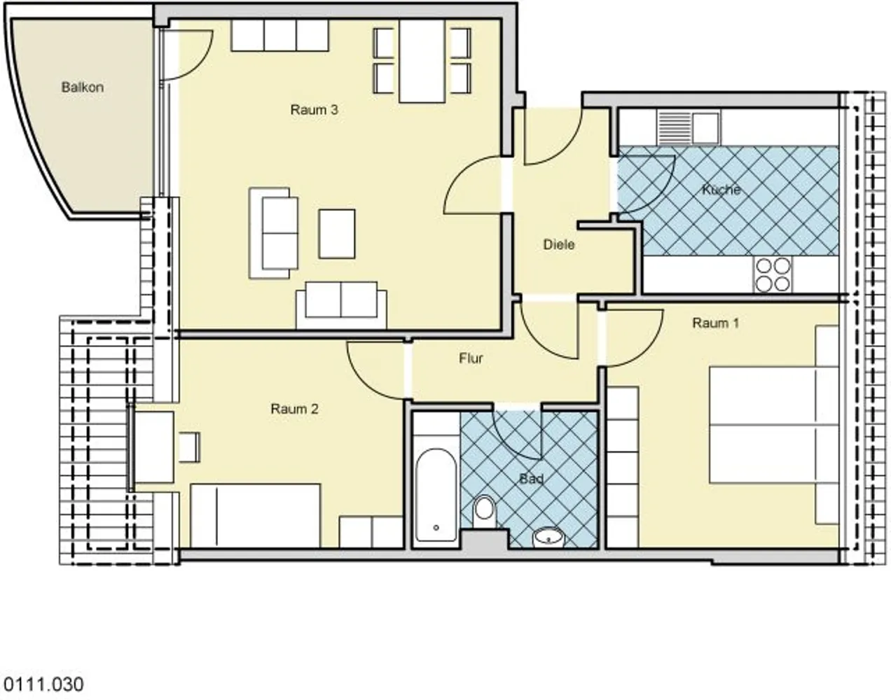 3 Zimmer Wohnung mit 69 m² in Wuppertal – Bild 9