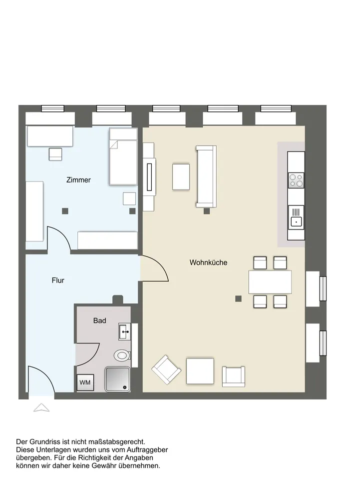 2 Zimmer Wohnung mit 95 m² in Halle (Saale) – Bild 9