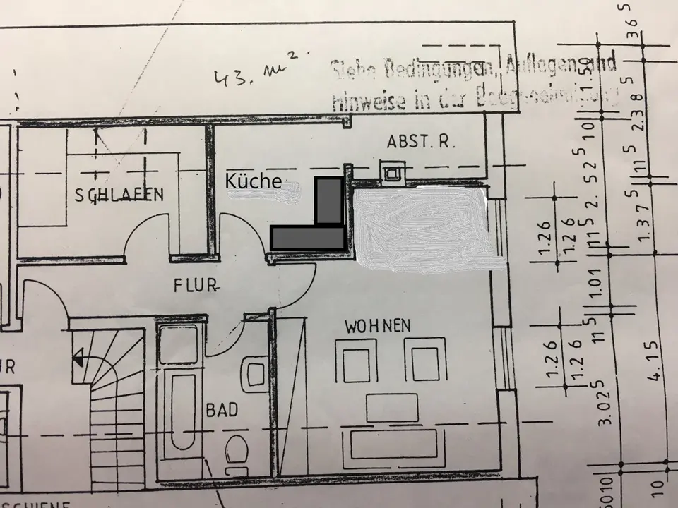 2 Zimmer Wohnung mit 43 m² in Bramsche – Bild 5