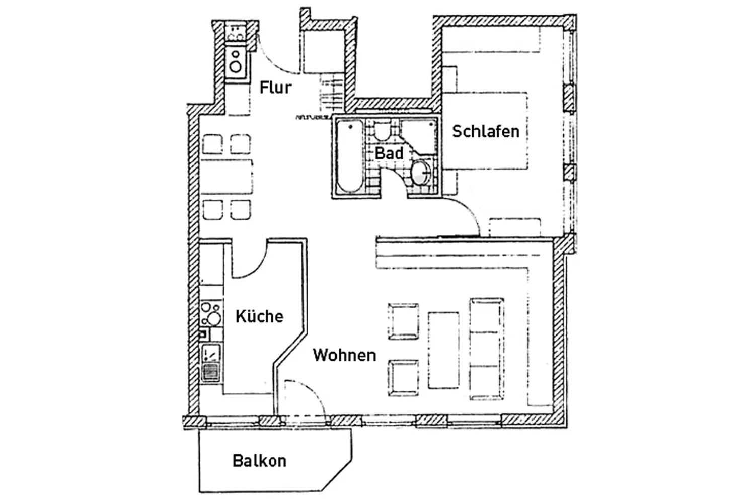 2 Zimmer Wohnung mit 68 m² in Dresden – Bild 2