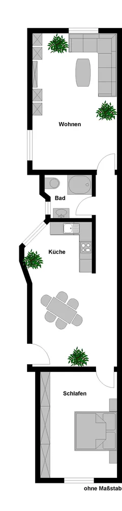 3 room apartment with 72 m² in Cologne – Photo 3
