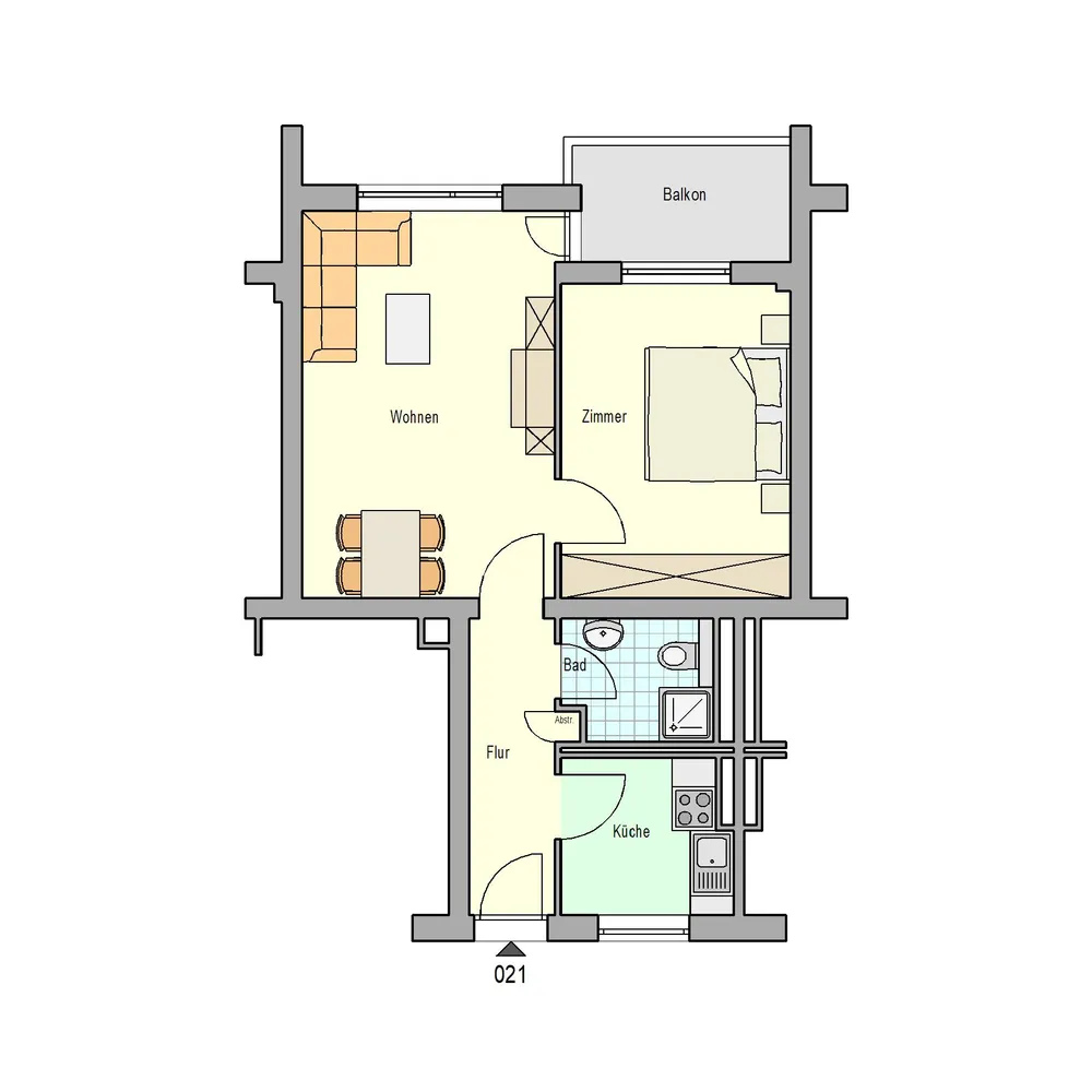 2 Zimmer Wohnung mit 44 m² in Stuttgart – Bild 9