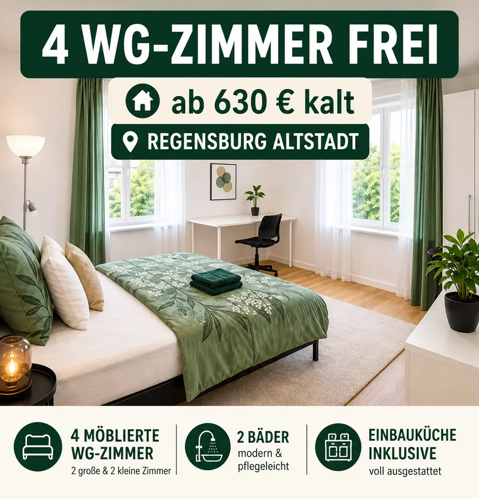5 Zimmer Wohnung mit 110 m² in Regensburg – Bild 1